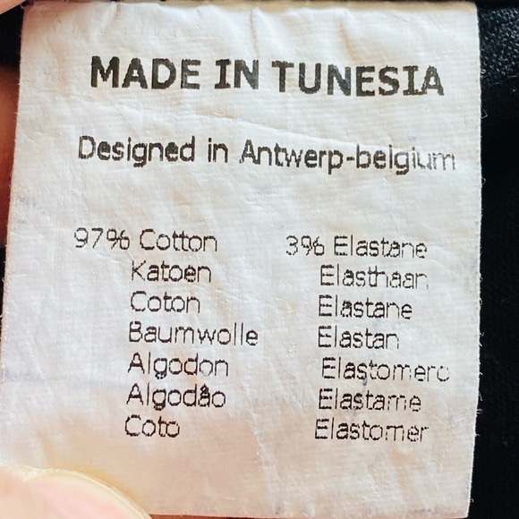 CKS Fashion Black Denim Stretch Jeans Design by Antwerp-belgium Size 32 - Picture 15 of 16